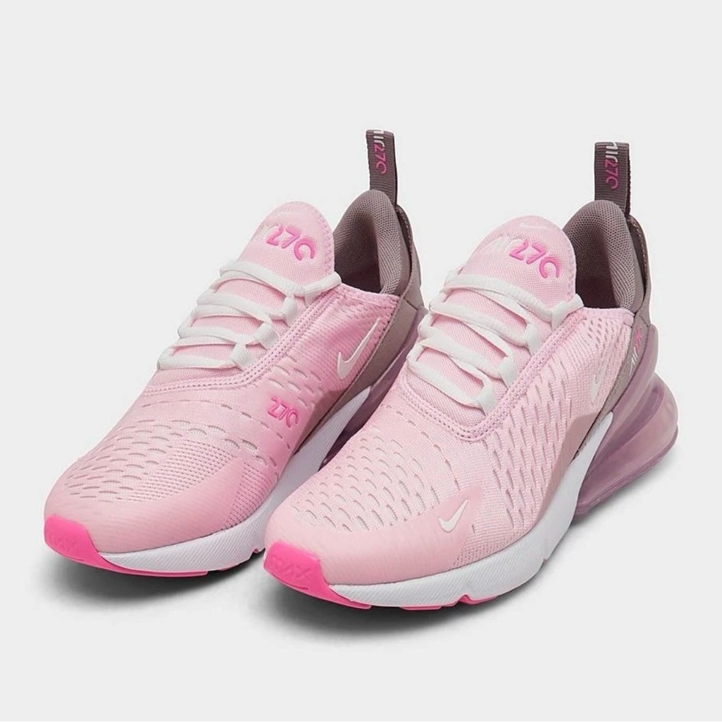 Nib Big Kid Gs Nike Air Max 270 Ib4435-663 Pink Foam/College Grey/Pl